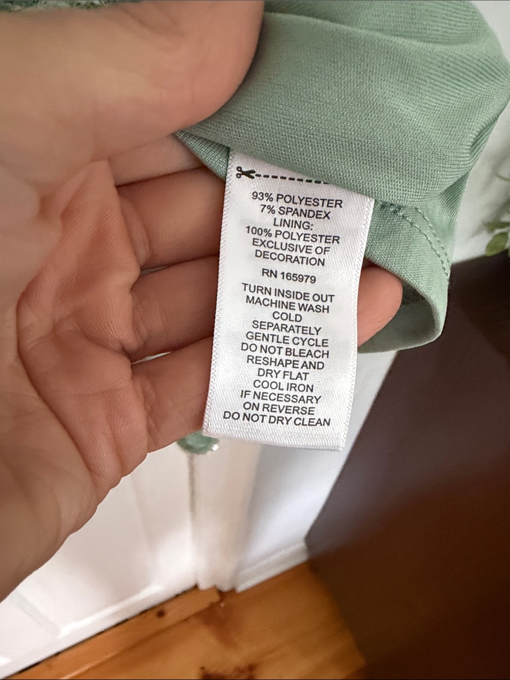 Cable & Gauge Sage Green Sequin Ribbed Short Sleeve Top - Picture 2 of 4